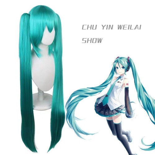 Cosplay wig vocaloid lake blue - vocaloid,