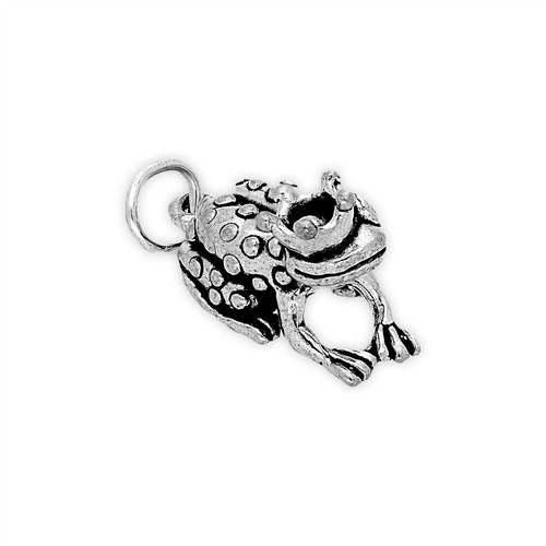 Sterling silver frog prince - sterling,