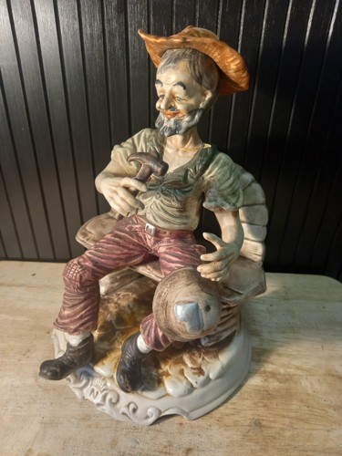 Vintage capodimonte old man - vintage,