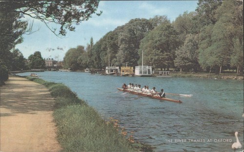 Vintage river thames oxford - vintage,