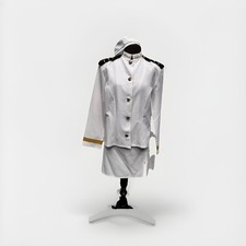 Navy Lady Sailor Captain Outfit Size 12 Ex Hire Fancy Dress Costume Uniforms