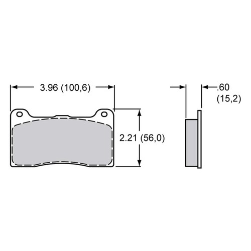 Wilwood brake pad set - pad,