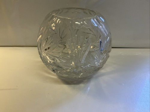 Vintage lead cut - cut, glass