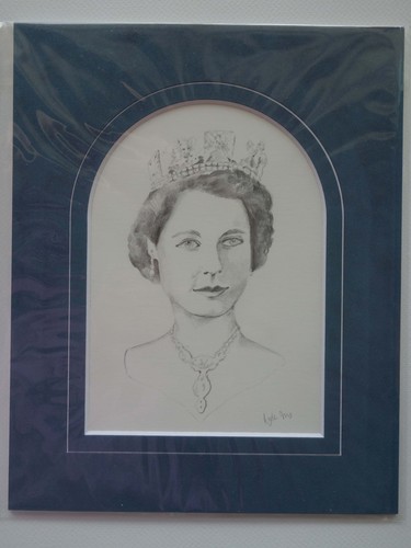 Portrait young queen - of,