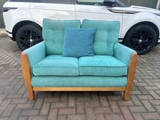 Turquoise Two Seater Sofa
