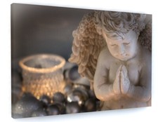 CHERUB ANGEL CANVAS PICTURE PRINT WALL ART