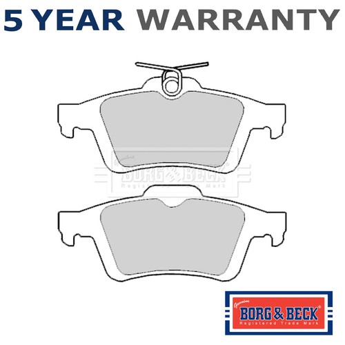 Borg beck rear brake pads - beck,