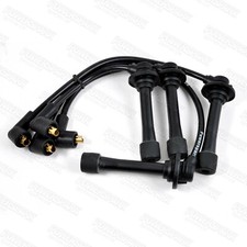 Mazda MX5 Mk1 and Mk2 Powerspark 8mm Double Silicone HT Leads in Black