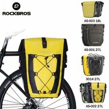 ROCKBROS Bike Pannier Bag Rear Rack Bag Seat Carrier Portable Waterproof 18/27L