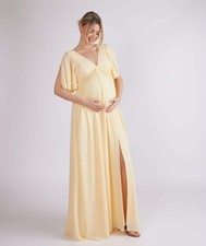 Plunge Maternity Chiffon