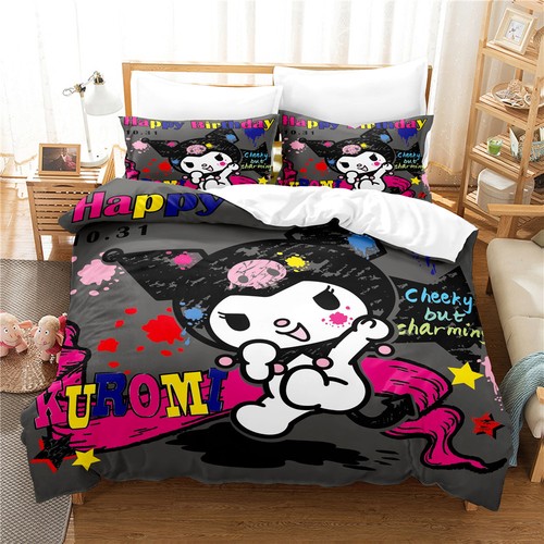Kuromi cartoon quilt cover - kuromi,