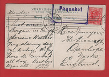 Paquebot postmark on Edwardian