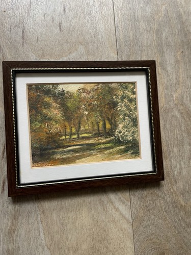 Framed watercolour autumn - watercolour,
