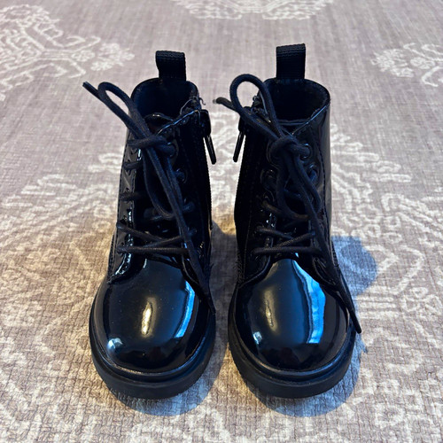 Patent baby toddler - patent, boots