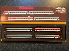Marklin spur z scale/gauge. “Swiss Push/Pull” Passenger Car Set.