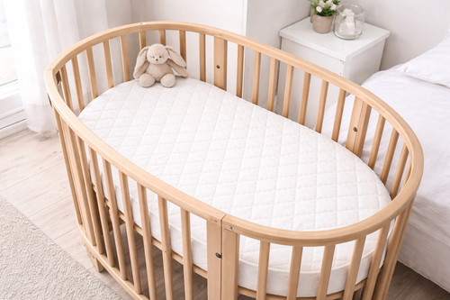 Leander oval cot mattress - cot,