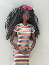 Made To Move Fully Articulated Poseable Barbie Doll Black African American