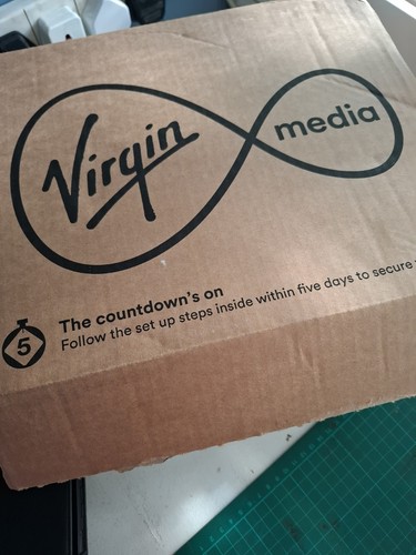 Virgin media hub broadband - media,