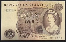 Old £10 Ten Pound Note