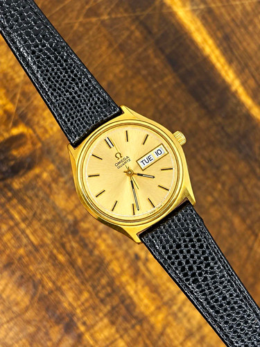 Omega quartz day date gold - day-date,