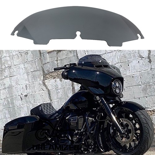 Smoked wave windshield - 4",