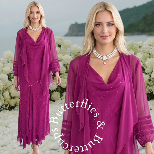 Chesca size magenta beaded - 18,