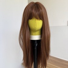 Cosplay Wig With Fringe Auburn