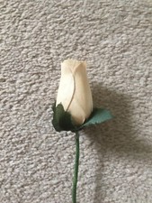 20 cream roses made from wood shavings