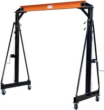 LiftinGear 2 Tonne Portable Adjustable Lifting Gantry Crane Garage Workshop