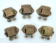 6 X VINTAGE OTTER BRASS