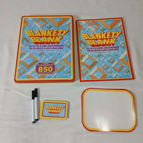 Blankety blank board - blank, game