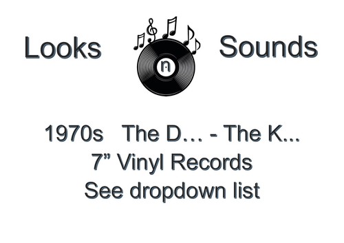 1970s vinyls various - 7",