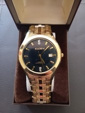 Rare Retro Elgin Lord Diamond Dial Mens Dress Watch