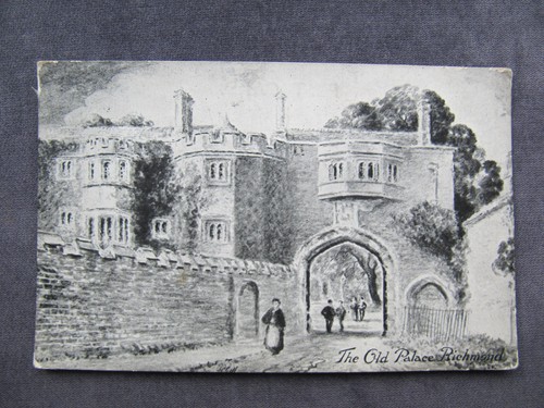 Old postcard artist - old,