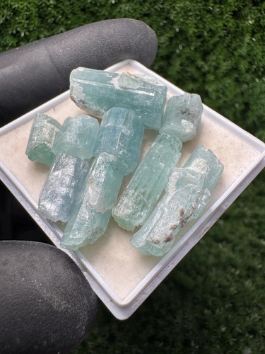 Aquamarine lot 10 pieces - aquamarine,