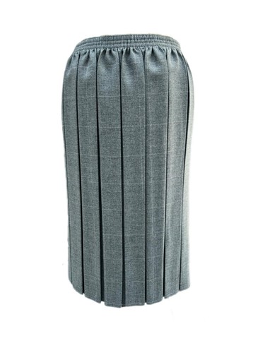 Ladies tartan box - tartan, pleated