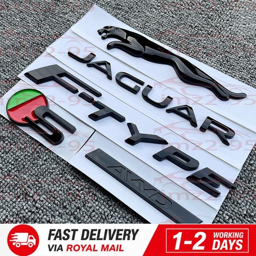 Glossy black rear badge - rear,