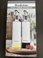 Brookstone 2PC Oil & Vinegar