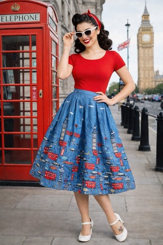 London novelty print - london, m