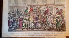 1821 CRUIKSHANK ENGRAVING -