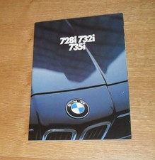 BMW 7 Series Brochure E23 728I