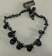 One Button Necklace - Costume