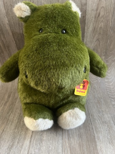 Vintage toyland hippo green - hippo,
