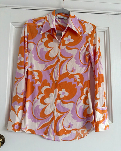 Zara women satin floral - women's,