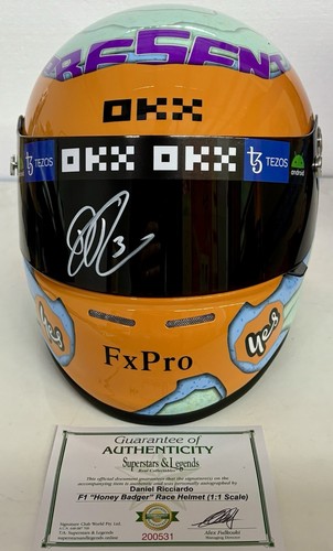 Daniel ricciardo signed helmet - ricciardo,