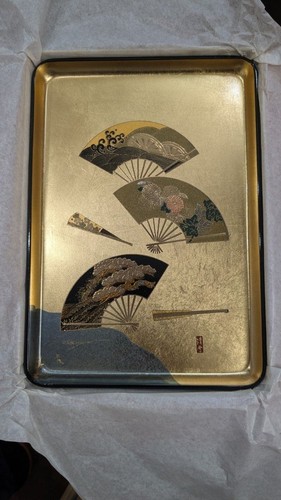 Gold maki lacquerware - gold,