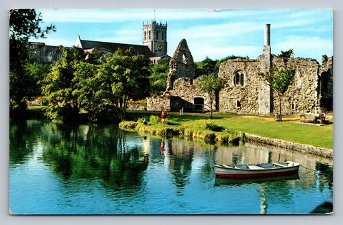 Postcard the priory - -,