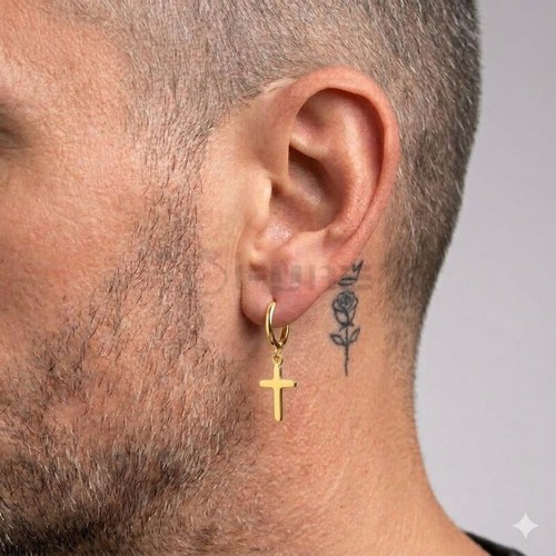 14ct gold 925 silver - 925, cross