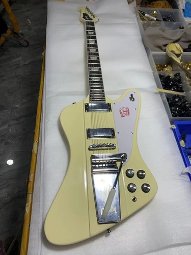 Firebird electric guitar cream - electric,