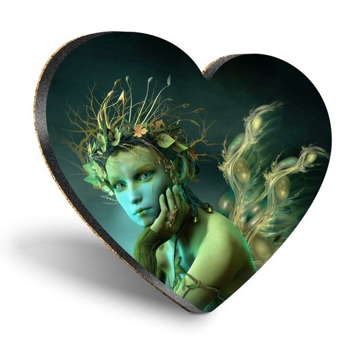 Heart mdf coasters fantasy - mdf,